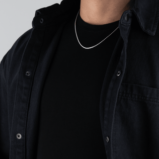 2mm Rope Chain In Sterling Silver