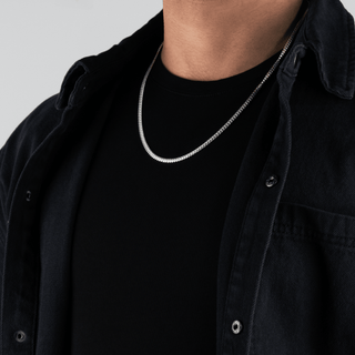 4.1mm Cuban Link Chain In Sterling Silver