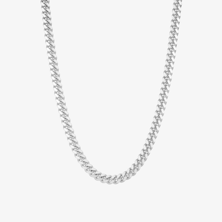 4.1mm Cuban Link Chain In Sterling Silver