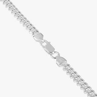 5.5mm Cuban Link Bracelet In Sterling Silver