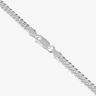 4.1mm Cuban Link Bracelet In Sterling Silver