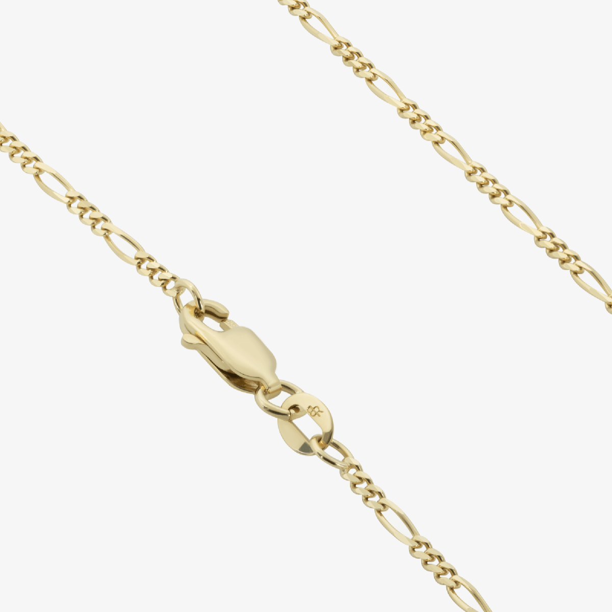 Solid Figaro Chain, 1.8mm