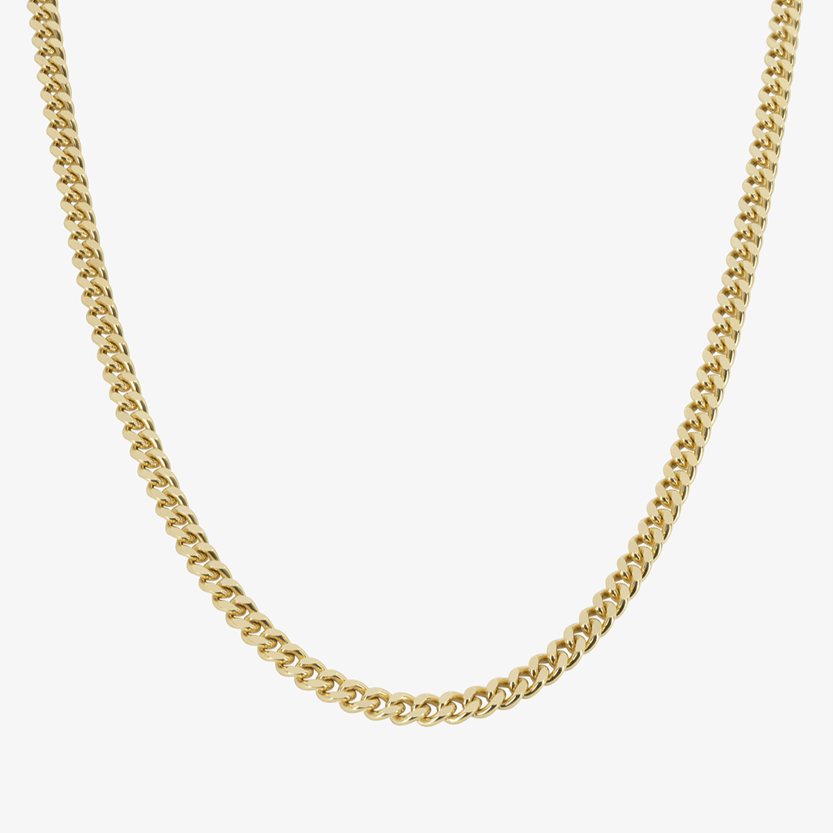 Solid Cuban Link Chain, 2.65mm
