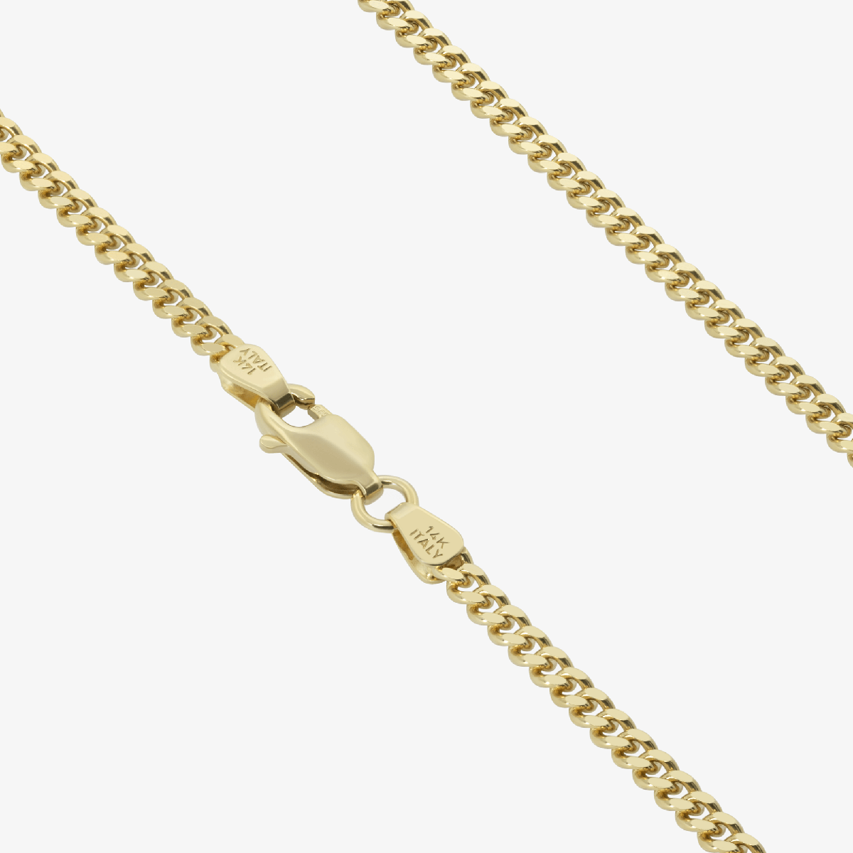 Solid Cuban Link Chain, 2.65mm