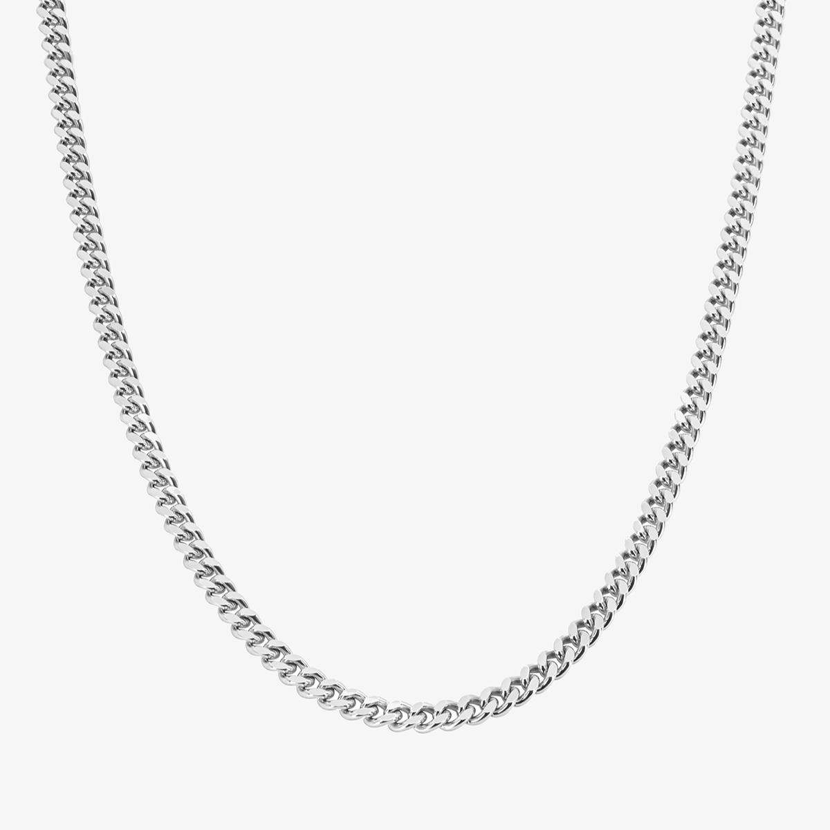 Solid Cuban Link Chain, 2.65mm