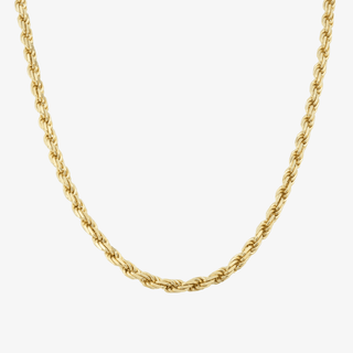 2.6mm Rope Chain In 14K Solid Yellow Gold