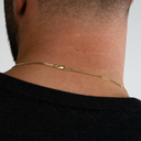 Solid Gold Cuban Link Chain, 2mm