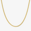 Solid Cuban Link Chain, 2mm