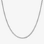 Solid Cuban Link Chain, 2mm