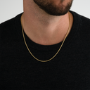 Solid Gold Rope Chain, 2mm