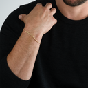 Solid Gold Rope Bracelet, 2mm