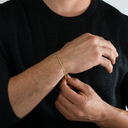 Solid Gold Rope Bracelet, 2mm