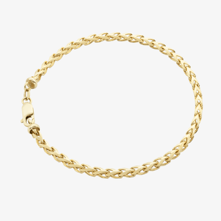 3.05mm Franco Bracelet In 14K Solid Yellow Gold