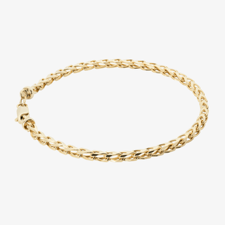 3.05mm Franco Bracelet In 14K Solid Yellow Gold