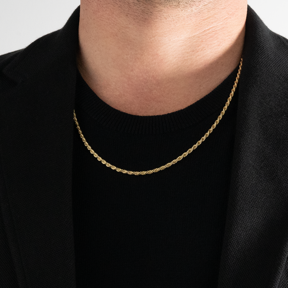 Solid Rope Chain, 3.10mm