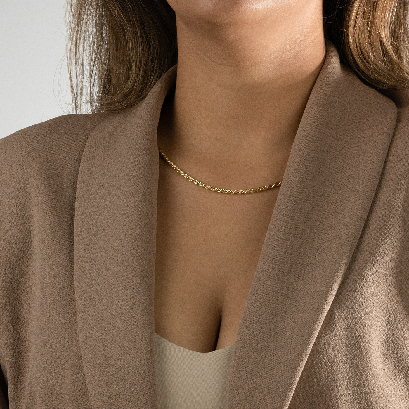 Solid Rope Chain, 3.10mm