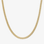 Solid Cuban Link Chain, 3.2mm