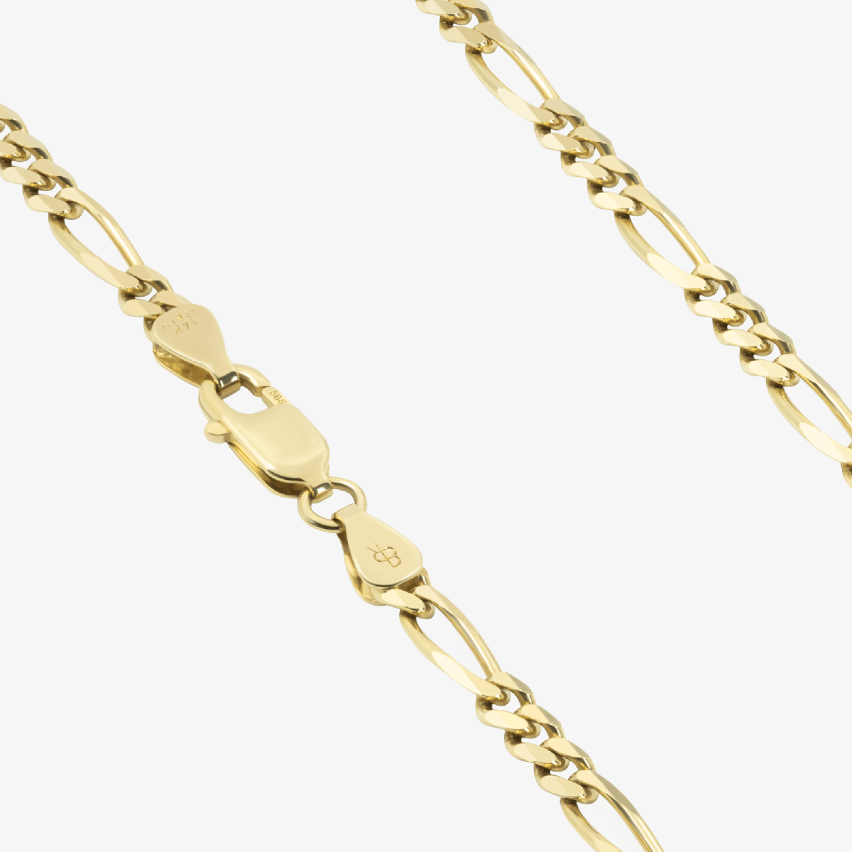 Solid Figaro Chain, 3.4mm