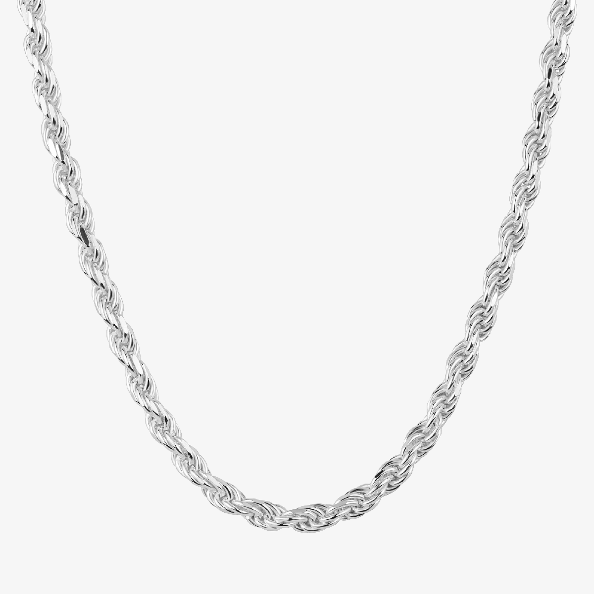 Solid Rope Chain, 3.4mm
