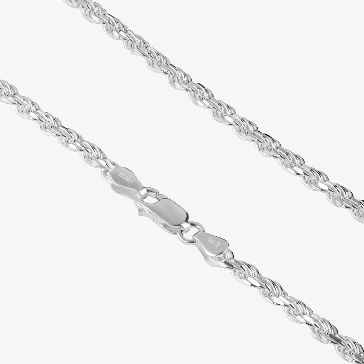 Solid Rope Chain, 3.4mm