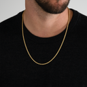 Solid Gold Rope Chain, 3.10mm
