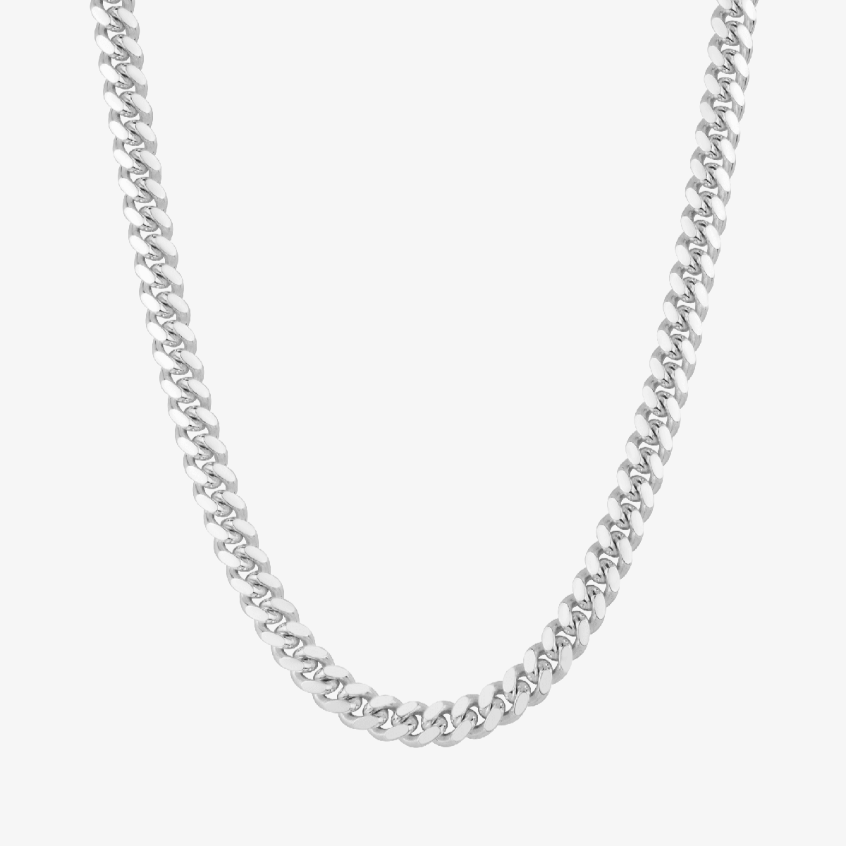 Solid Cuban Link Chain, 4.1mm