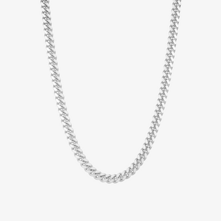 4.1mm Cuban Link Chain In Sterling Silver