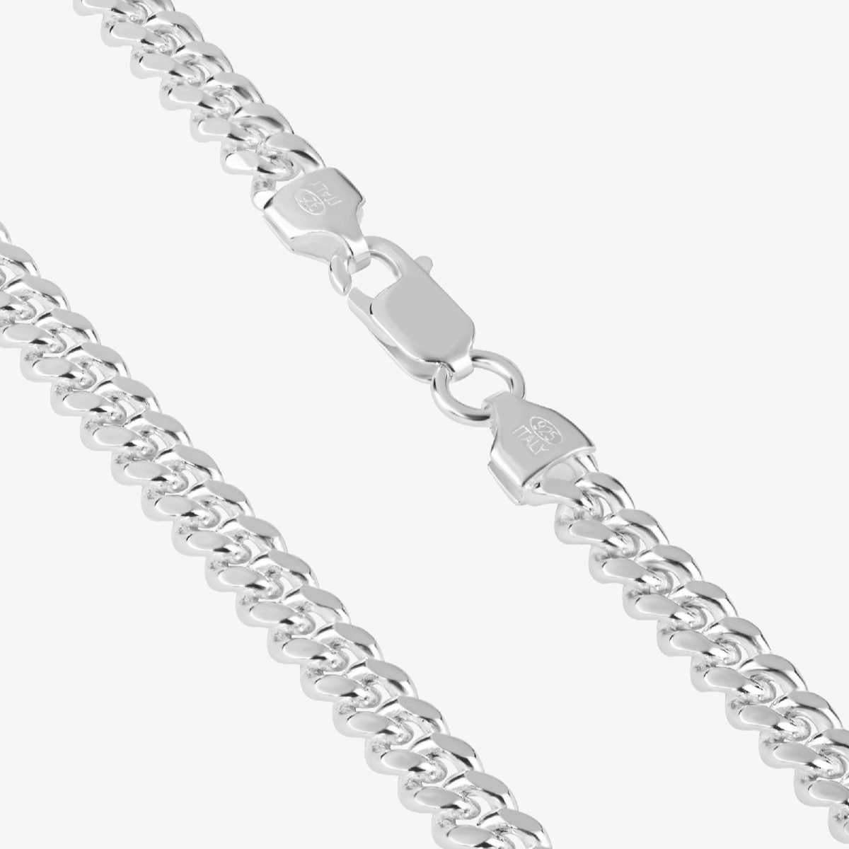 Solid Cuban Link Chain, 5.5mm