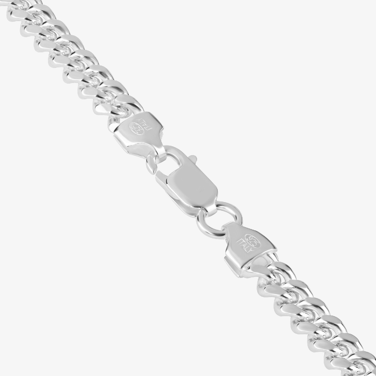 Solid Cuban Link Bracelet, 5.5mm