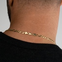 Solid Gold Figaro Chain, 5.65mm