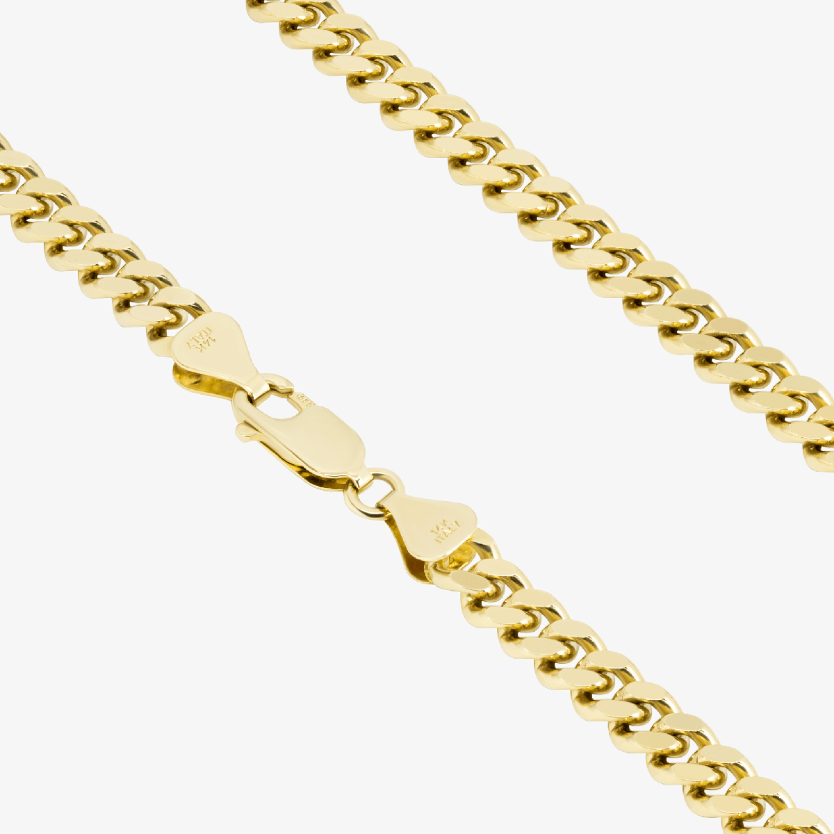 Solid Cuban Link Chain, 5.6mm