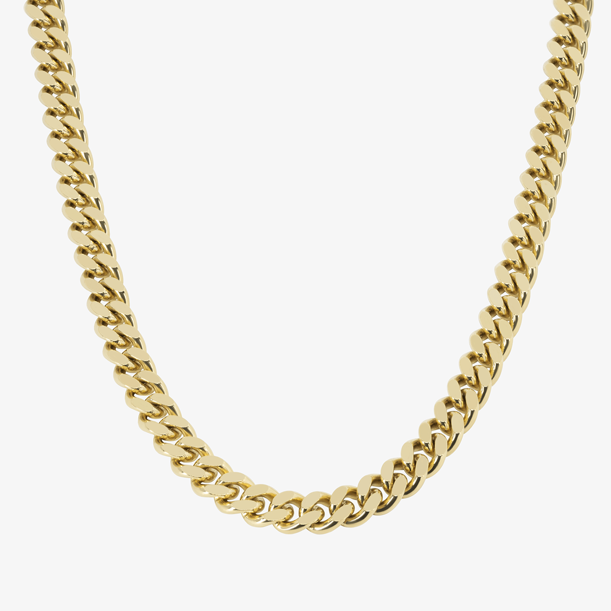 Solid Cuban Link Chain, 5.6mm