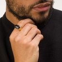 Black Onyx Oval Ring