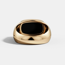 Black Onyx Oval Ring