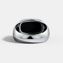 Black Onyx Oval Ring