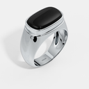 Black Onyx Oval Ring
