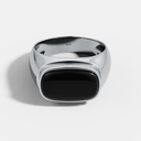 Black Onyx Oval Ring