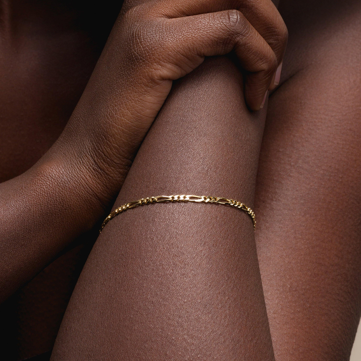 Solid Figaro Bracelet, 2.9mm