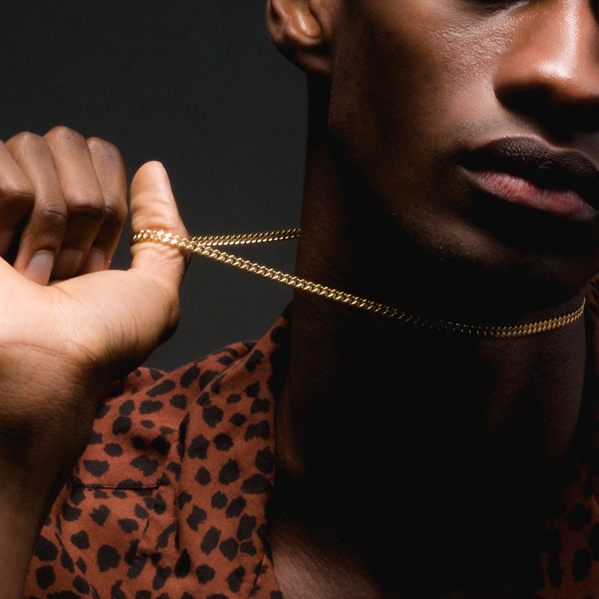Solid Cuban Link Chain, 4.2mm