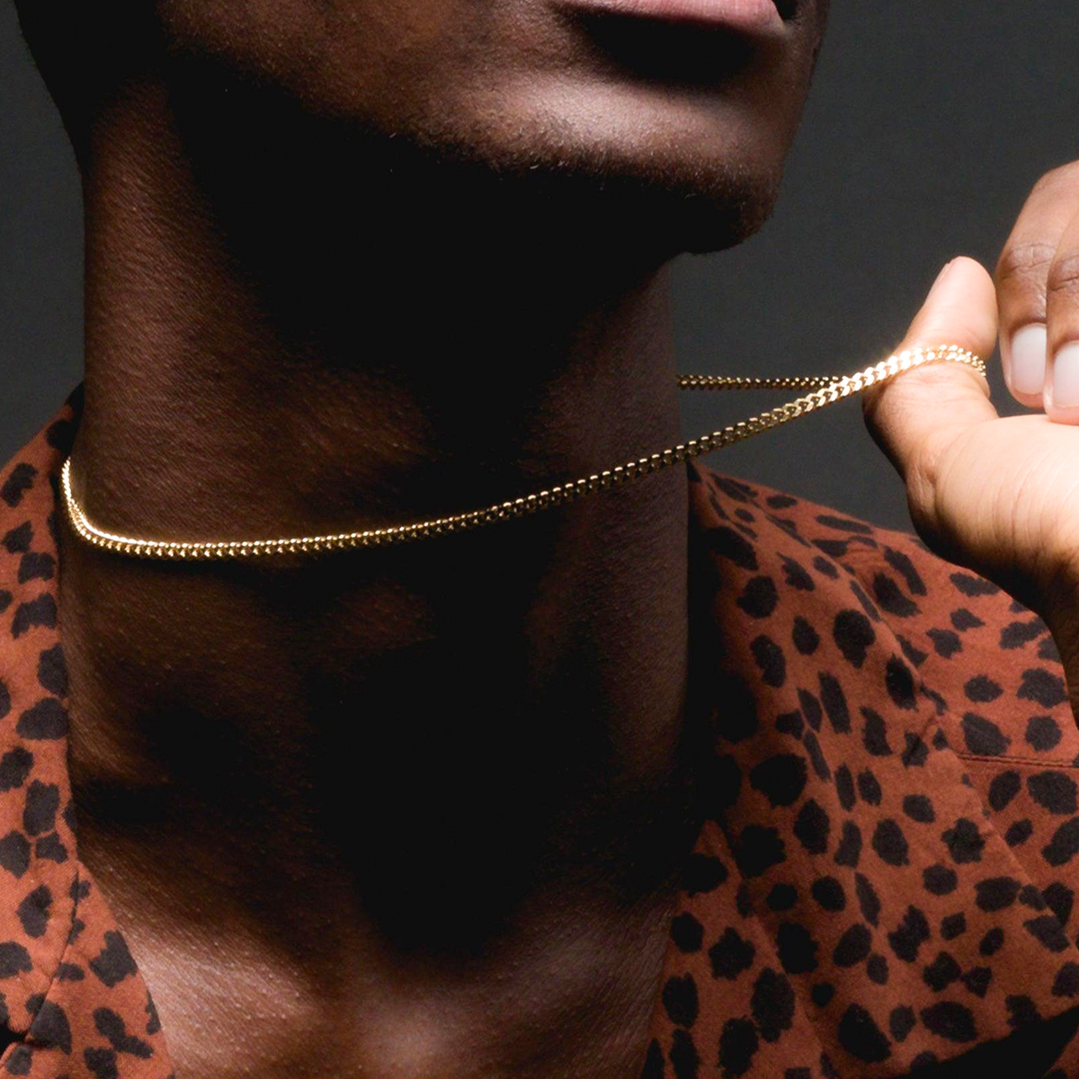 Solid Cuban Link Chain, 3.2mm