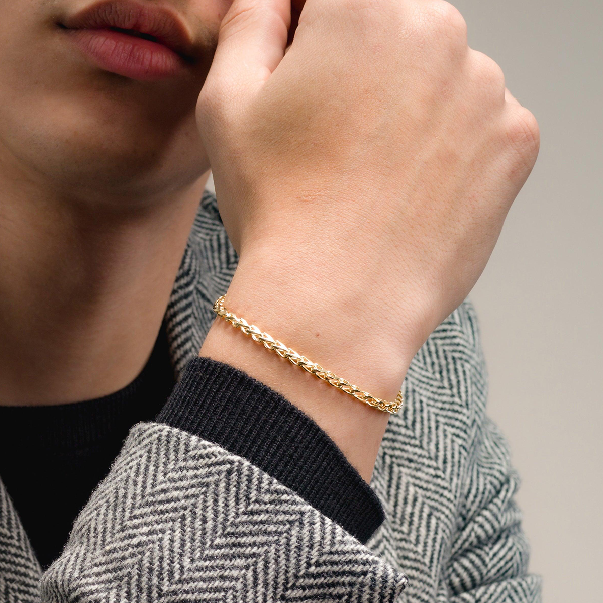 Solid Franco Bracelet, 3.05mm