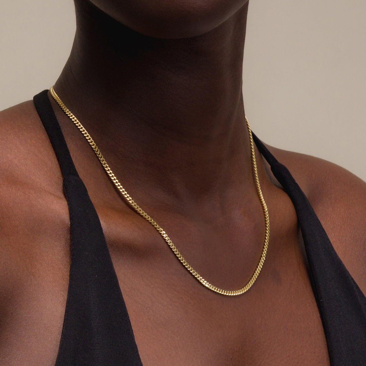 Solid Cuban Link Chain, 2.65mm