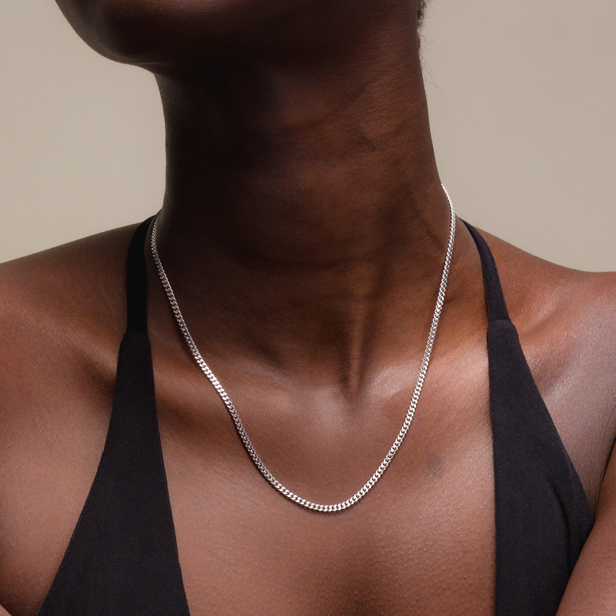 Solid Cuban Link Chain, 2.65mm