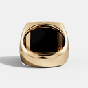 Black Onyx Square Ring