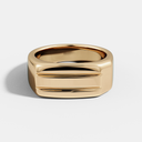 Ridge Signet Ring