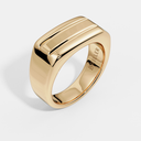Ridge Signet Ring