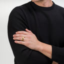 Ridge Signet Ring