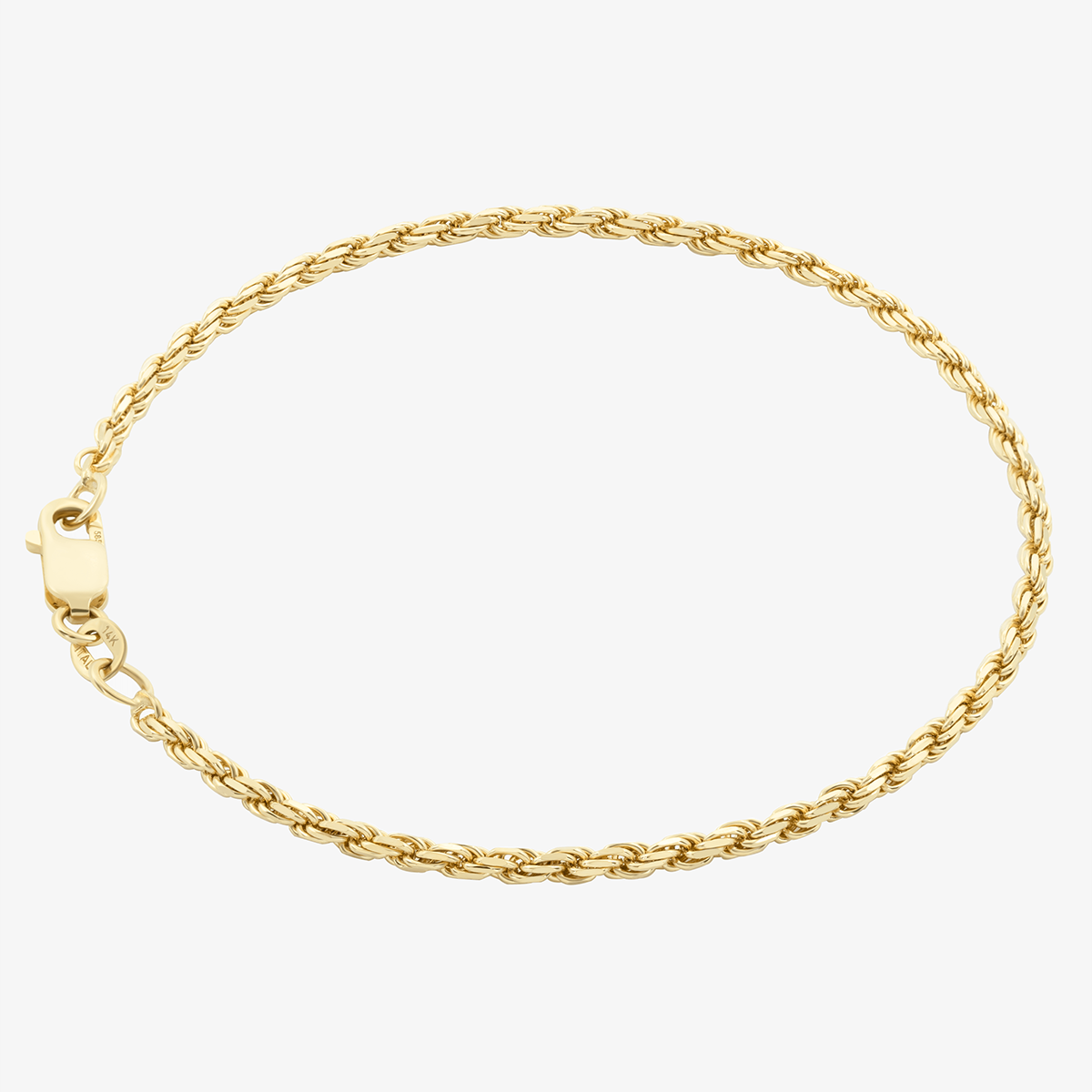 Solid Rope Bracelet, 2.6mm