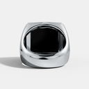Black Onyx Square Ring
