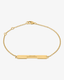 Bar Bracelet In 14K Yellow Gold